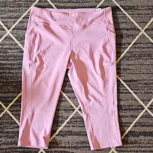 NWT Tek Gear Pink High-Waisted Leggings